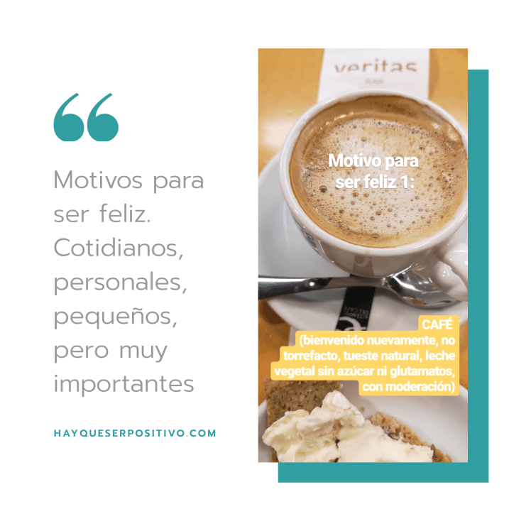 Motivos para ser feliz 1